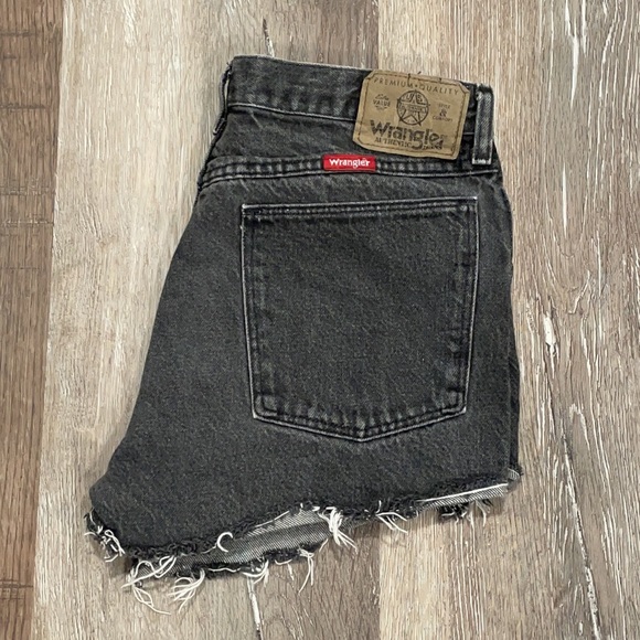 Wrangler Pants - Distressed Wrangler Jean Shorts